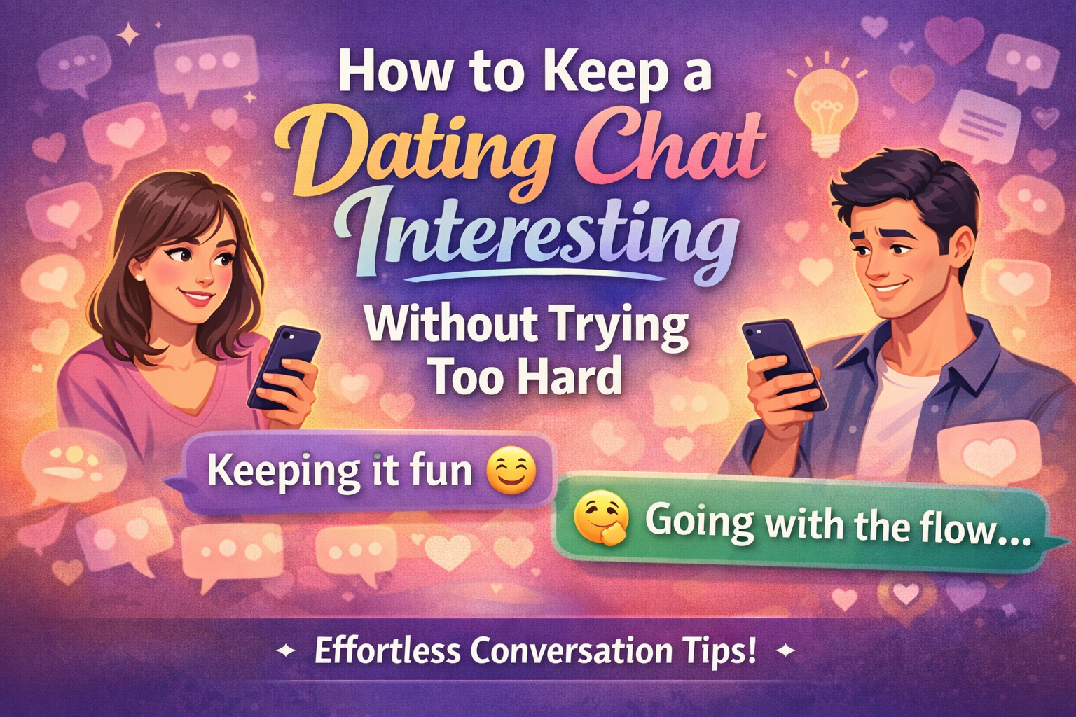 How to Keep a Dating Chat Interesting Without Trying Too Hard